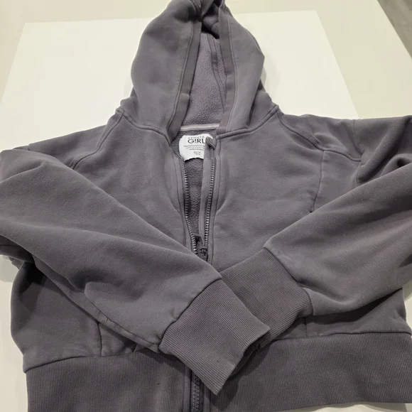 Athleta Kids Lavender Zip-Up Jacket - Picture 3 of 6
